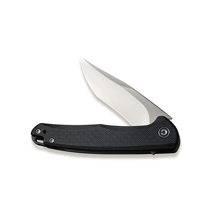 Couteau CIVIVI Mini Sandbar Black Lame Acier Nitro-V Manche G10 IKBS Linerlock Clip CIVC200111 - Livraison Gratuite