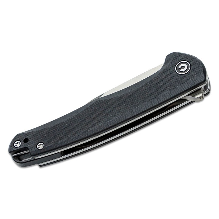 Couteau CIVIVI Mini Sandbar Black Lame Acier Nitro-V Manche G10 IKBS Linerlock Clip CIVC200111 - Livraison Gratuite