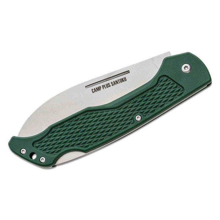 Set de 3 Couteaux Ontario Camp Plus Folding : Bread/Chef/Santoku Lame Acier Inox Lockback ON4310-00-05 - Livraison Gratuite