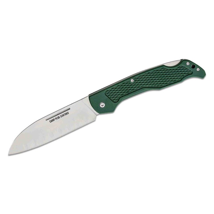 Set de 3 Couteaux Ontario Camp Plus Folding : Bread/Chef/Santoku Lame Acier Inox Lockback ON4310-00-05 - Livraison Gratuite
