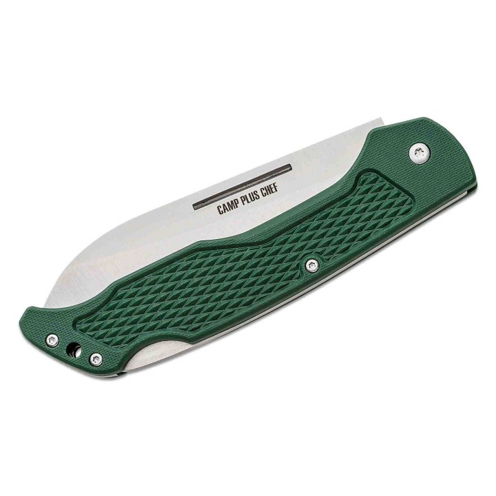 Set de 3 Couteaux Ontario Camp Plus Folding : Bread/Chef/Santoku Lame Acier Inox Lockback ON4310-00-05 - Livraison Gratuite