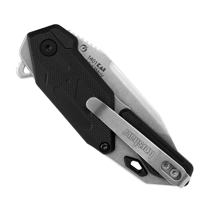 Couteau Kershaw Jetpack A/O Tanto Lame Acier 8Cr13MoV Manche GFN/Acier Linerlock Clip KS1401 - Livraison Gratuite