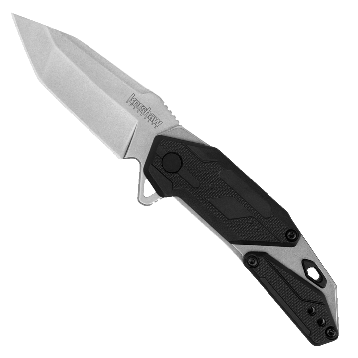 Couteau Kershaw Jetpack A/O Tanto Lame Acier 8Cr13MoV Manche GFN/Acier Linerlock Clip KS1401 - Livraison Gratuite
