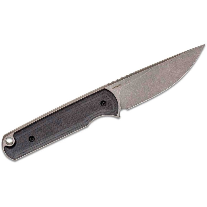 Couteau Ferrum Forge Lackey Black Lame Acier 9Cr18MoV Manche G10 Etui Kydex FF0019CR - Livraison Gratuite