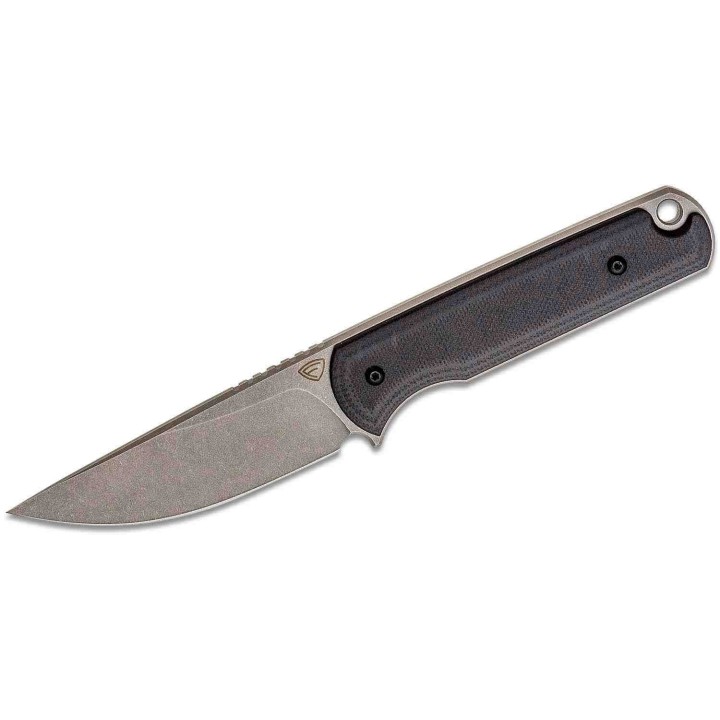 Couteau Ferrum Forge Lackey Black Lame Acier 9Cr18MoV Manche G10 Etui Kydex FF0019CR - Livraison Gratuite