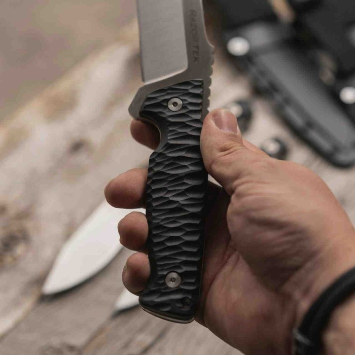 Couteau Cold Steel Razor Tek 6.5 Lame Acier 4116 Manche GFN Etui Secure-Ex CSFX65RZR - Livraison Gratuite