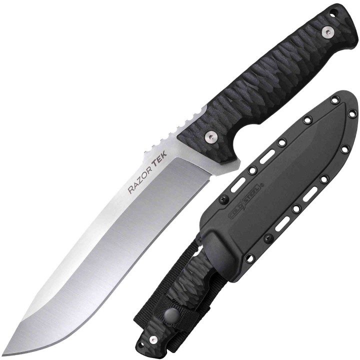 Couteau Cold Steel Razor Tek 6.5 Lame Acier 4116 Manche GFN Etui Secure-Ex CSFX65RZR - Livraison Gratuite
