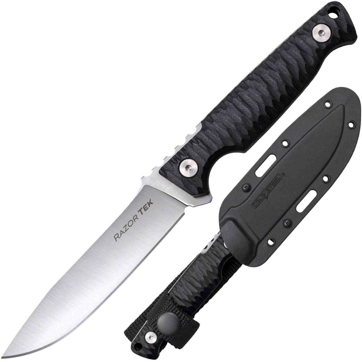 Couteau Cold Steel Razor Tek 4 Lame Acier 4116 Manche GFN Etui Secure-Ex CSFX4RZR - Livraison Gratuite