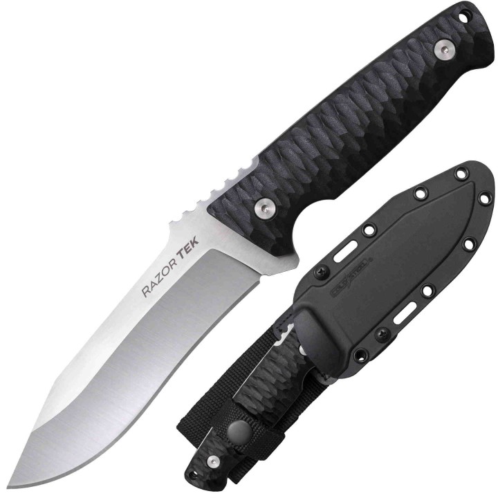 Couteau Cold Steel Razor Tek 5 Lame Acier 4116 Manche GFN Etui Secure-Ex CSFX5RZR - Livraison Gratuite