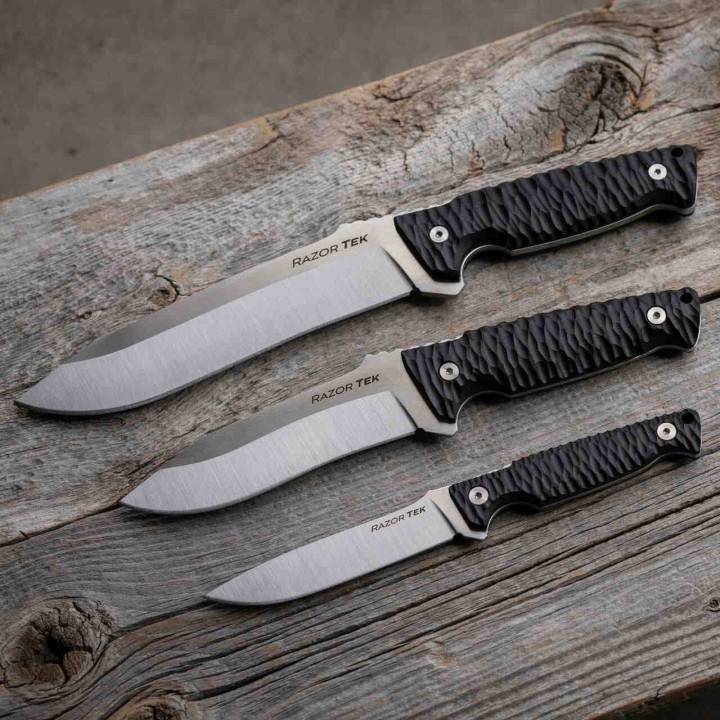 Couteau Cold Steel Razor Tek 5 Lame Acier 4116 Manche GFN Etui Secure-Ex CSFX5RZR - Livraison Gratuite