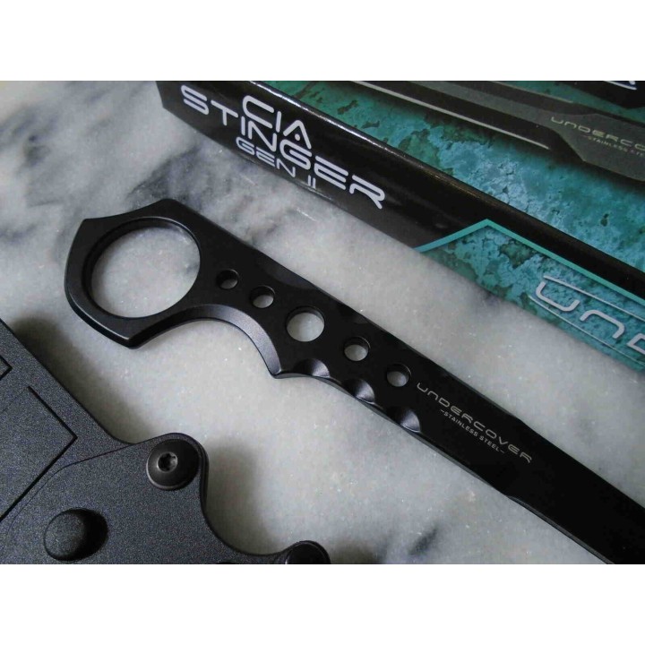 Couteau United Cutlery Undercover CIA Stinger Gen II Lame Acier 3Cr13 Etui Nylon UC3513 - Livraison Gratuite