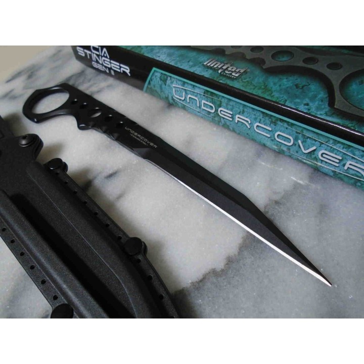 Couteau United Cutlery Undercover CIA Stinger Gen II Lame Acier 3Cr13 Etui Nylon UC3513 - Livraison Gratuite