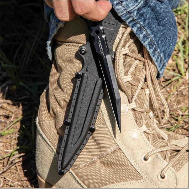 Couteau United Cutlery Undercover CIA Stinger Gen II Lame Acier 3Cr13 Etui Nylon UC3513 - Livraison Gratuite