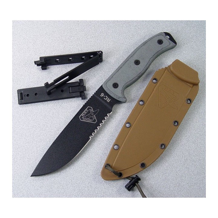 RAT Cutlery RC-6 Serrated Knife - COUTEAU DE COMBAT RC6S