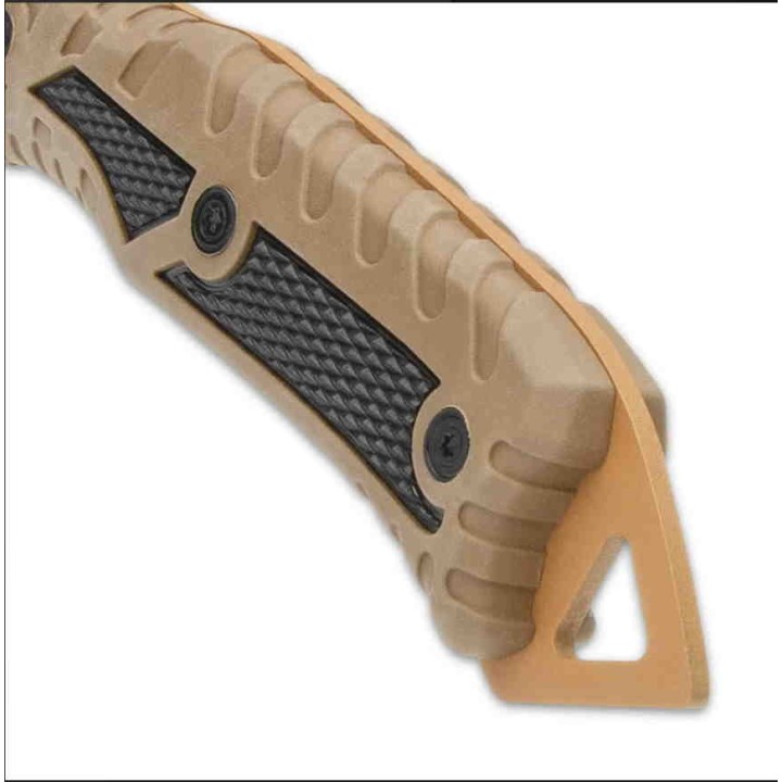 Machette USMC Desert Ops Sawback Kukri Lame Acier Inox Manche ABS Etui Nylon UC3506 - Livraison Gratuite