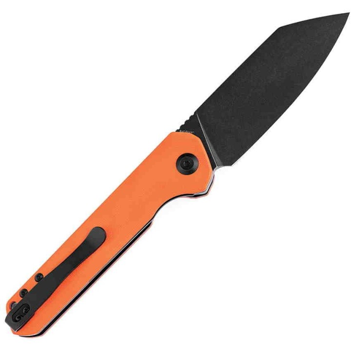Couteau Kansept Bulldozer Orange Manche G10 Lame Acier D2 IKBS Linerlock Clip KT1028A7 - Livraison Gratuite