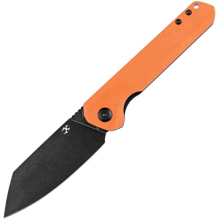 Couteau Kansept Bulldozer Orange Manche G10 Lame Acier D2 IKBS Linerlock Clip KT1028A7 - Livraison Gratuite