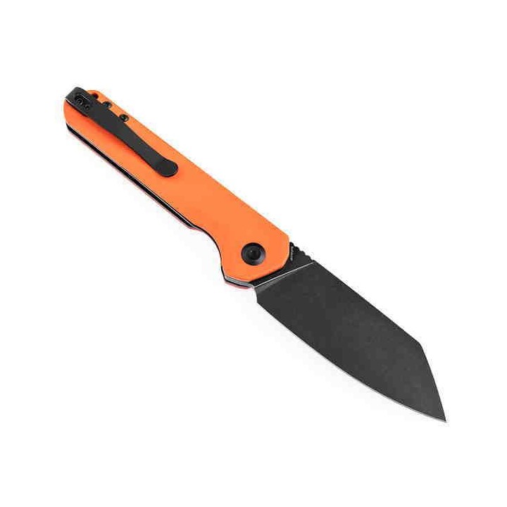 Couteau Kansept Bulldozer Orange Manche G10 Lame Acier D2 IKBS Linerlock Clip KT1028A7 - Livraison Gratuite