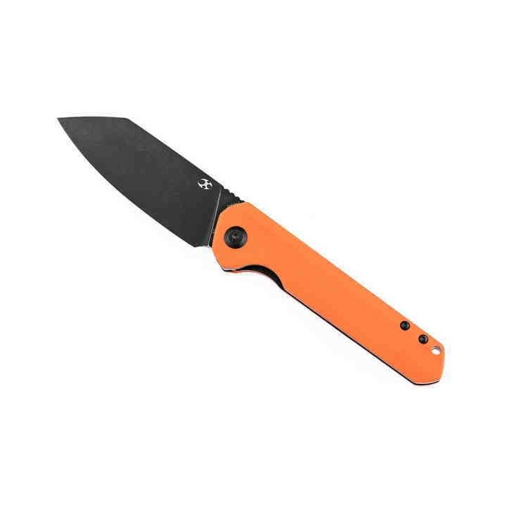 Couteau Kansept Bulldozer Orange Manche G10 Lame Acier D2 IKBS Linerlock Clip KT1028A7 - Livraison Gratuite