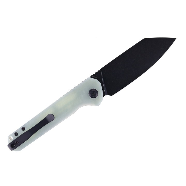 Couteau Kansept Bulldozer Jade Manche G10 Lame Acier D2 IKBS Linerlock Clip KT1028A2 - Livraison Gratuite