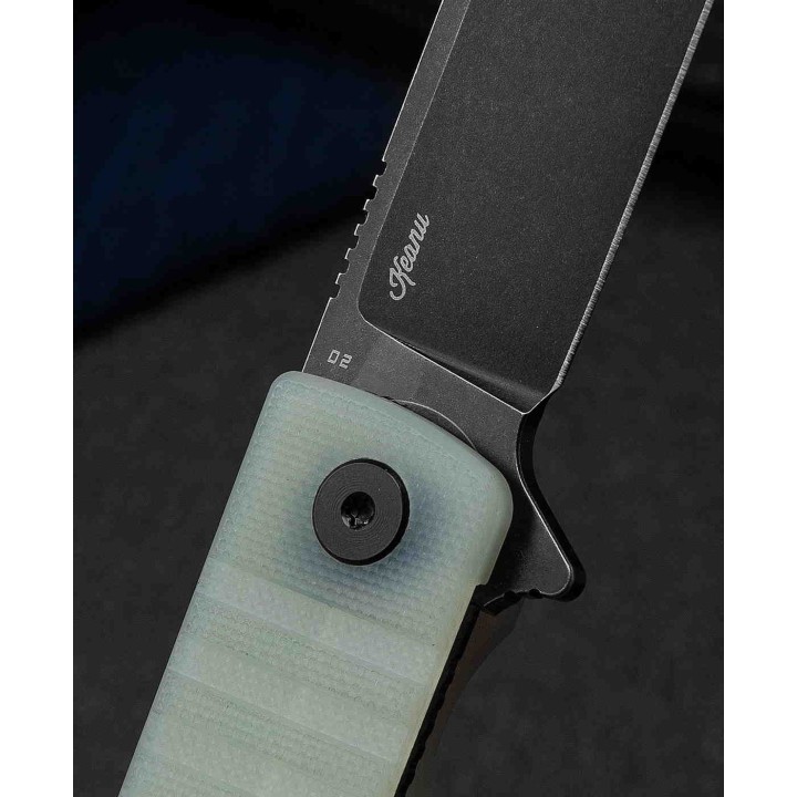 Couteau Bestech Titan Jade D2 Lame Tanto Acier D2 Manche G10 IKBS Linerlock Clip BTKG49A4 - Livraison Gratuite