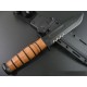 Couteau Tactical KABAR Serrated Ka-Bar U.S. Army Fighting Carbone 1095 Etui Kydex Made In USA KA5019 - Livraison Gratuite