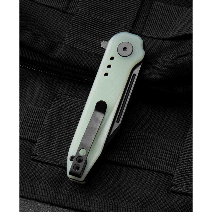 Couteau Bestech Syntax Jade Lame Acier 154CM Manche G10 IKBS Linerlock Clip BTKG41C - Livraison Gratuite