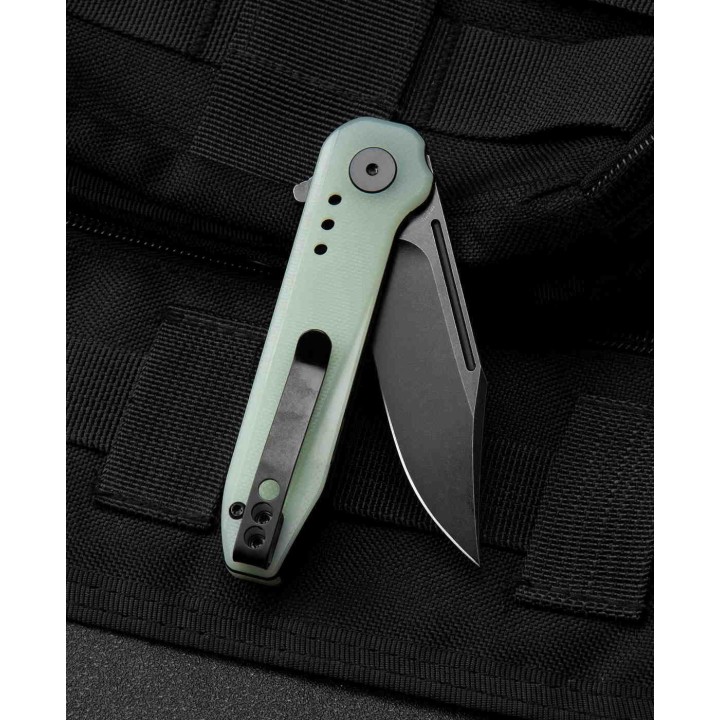 Couteau Bestech Syntax Jade Lame Acier 154CM Manche G10 IKBS Linerlock Clip BTKG41C - Livraison Gratuite