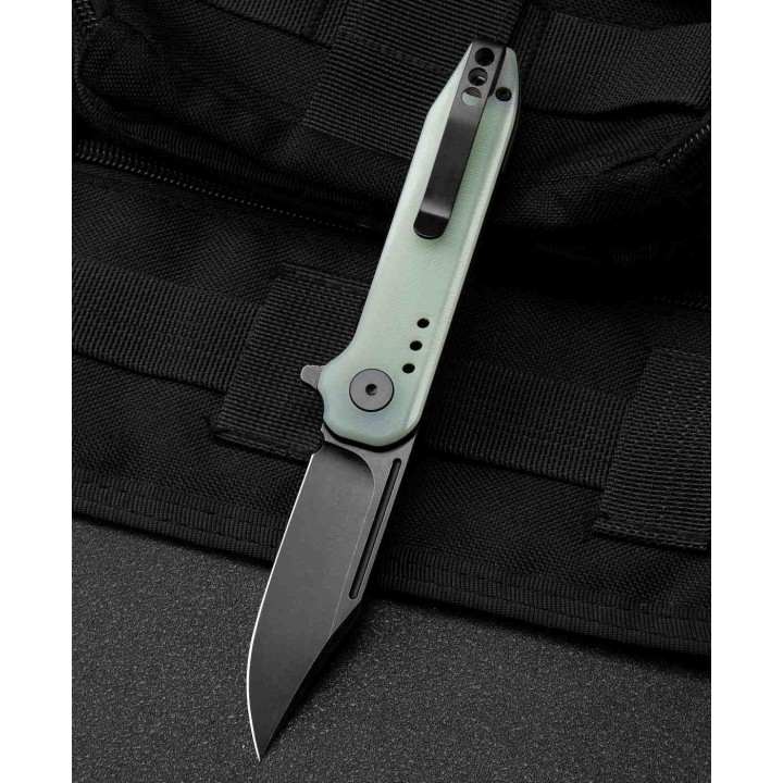 Couteau Bestech Syntax Jade Lame Acier 154CM Manche G10 IKBS Linerlock Clip BTKG41C - Livraison Gratuite