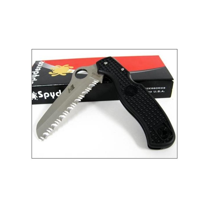 Couteau SPYDERCO Black ATLANTIC SALT H1 SC89SBK Serrat