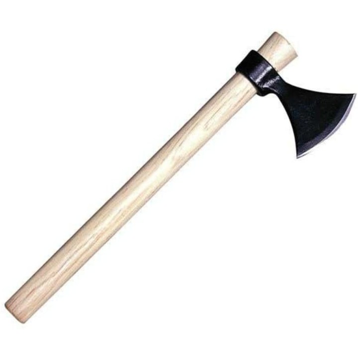 Hache Tomahawk Cold Steel Norse Hawk Drop Forged Lame Acier Carbone 1055 Manche Bois CS90N - Livraison Gratuite