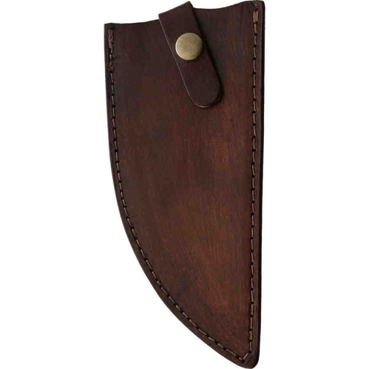 Couteau de Chasse Cuisine BenJahmin Knives Camp Cleaver Lame Acier Carbone 1055 Etui Cuir BKA029 - Livraison Gratuite