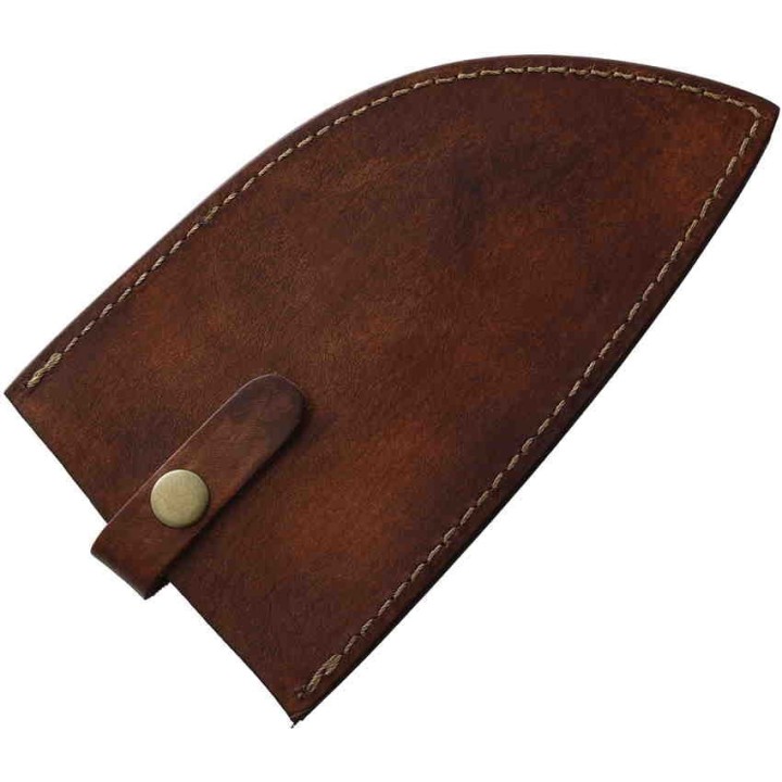 Couteau Couperet BenJahmin Knives Camp Cleaver Lame Acier 440 Manche Bois Etui Cuir BKA007 - Livraison Gratuite