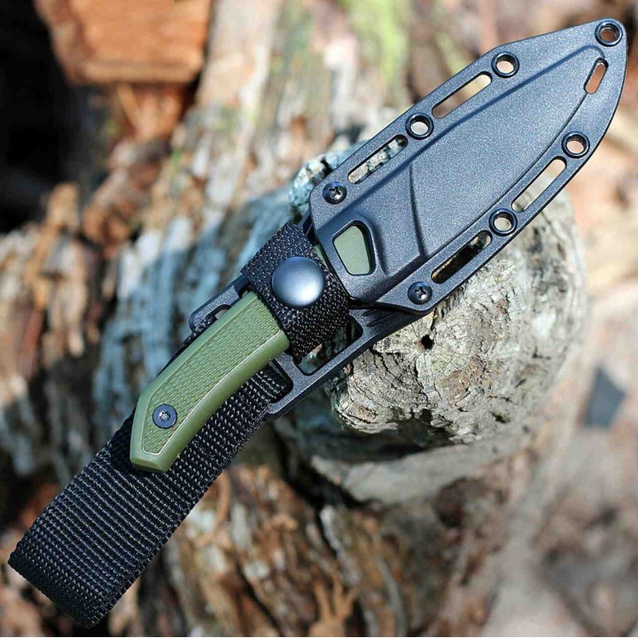 Couteau Kershaw Deschutes Lame Acier D2 Manche Rubber Etui GFN KS1882 - Livraison Gratuite
