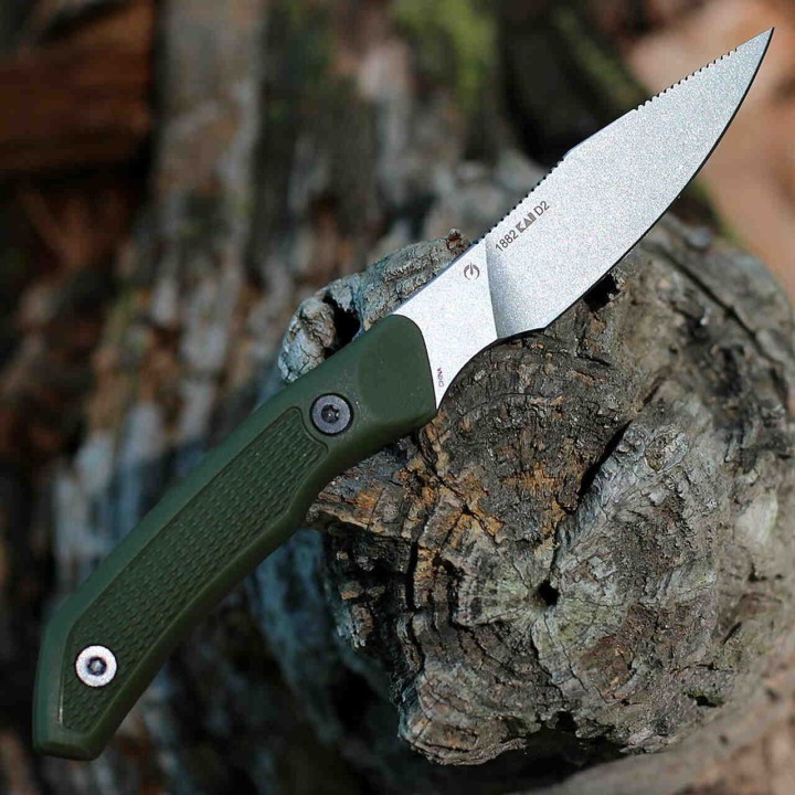 Couteau Kershaw Deschutes Lame Acier D2 Manche Rubber Etui GFN KS1882 - Livraison Gratuite