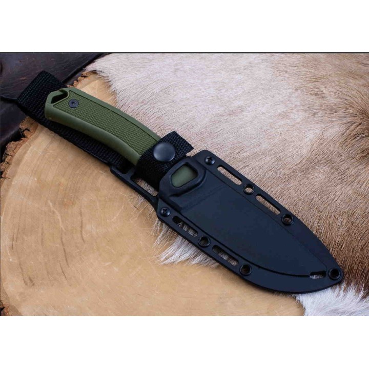 Couteau Kershaw Deschutes Skinner Lame Acier D2 Manche Rubber Etui GFN KS1883 - Livraison Gratuite