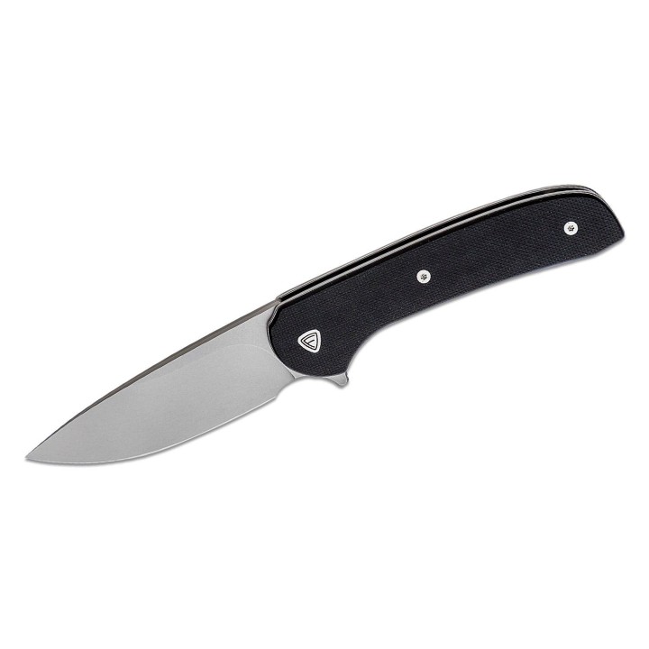 Couteau Ferrum Forge Gent 2.0 Black Lame Acier 9Cr13MoV Manche G10 IKBS Linerlock Clip FF009B - Livraison Gratuite