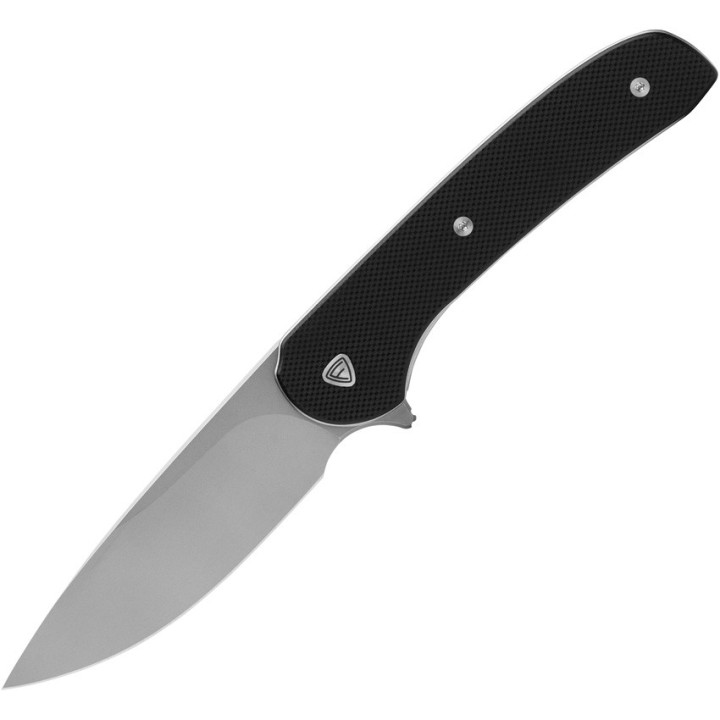 Couteau Ferrum Forge Gent 2.0 Black Lame Acier 9Cr13MoV Manche G10 IKBS Linerlock Clip FF009B - Livraison Gratuite