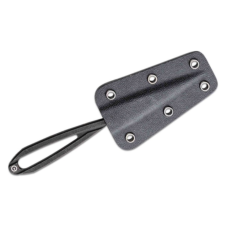 Couteau CIVIVI D-Art Neck Black Lame Acier D2 Manche Acier Etui Kydex CIVC210012 - Livraison Gratuite