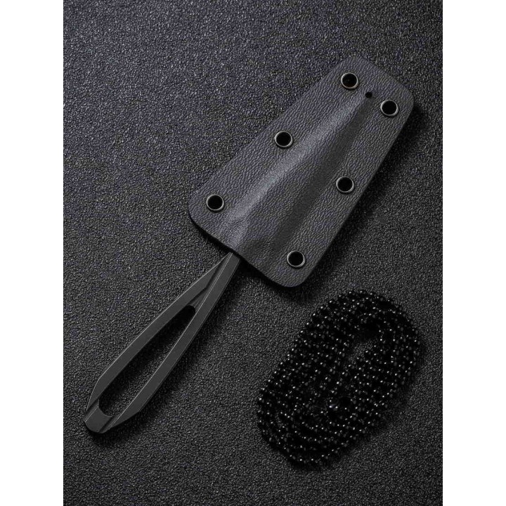 Couteau CIVIVI D-Art Neck Black Lame Acier D2 Manche Acier Etui Kydex CIVC210012 - Livraison Gratuite