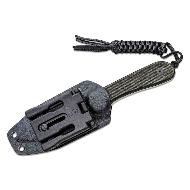 Couteau CIVIVI Elementum Green Lame Fixe Acier D2 Manche Micarta Etui Kydex CIVC2105B - Livraison Gratuite