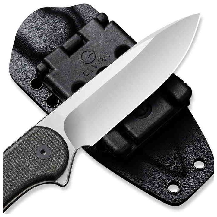 Couteau CIVIVI Elementum Green Lame Fixe Acier D2 Manche Micarta Etui Kydex CIVC2105B - Livraison Gratuite