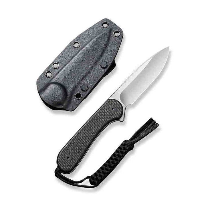 Couteau CIVIVI Elementum Green Lame Fixe Acier D2 Manche Micarta Etui Kydex CIVC2105B - Livraison Gratuite