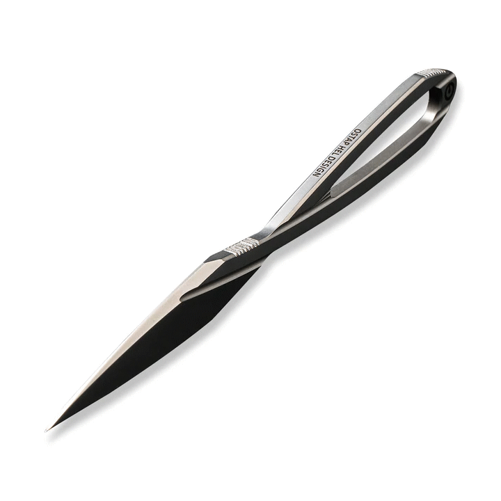 Couteau CIVIVI D-Art Neck Bead Blasted Lame Acier D2 Manche Acier Etui Kydex CIVC210011 - Livraison Gratuite