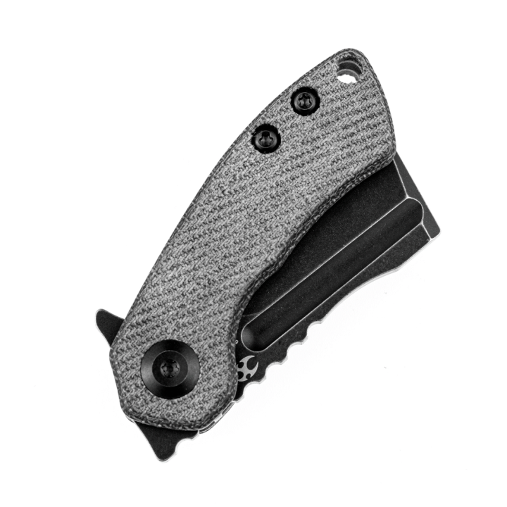 Couteau Kansept Korvid Black Manche Micarta Lame Acier 154CM Linerlock KT3030A9 - Livraison Gratuite