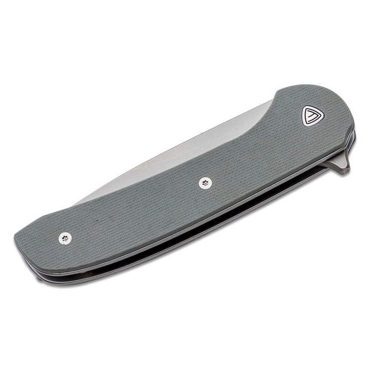 Couteau Ferrum Forge Gent 2.0 Gray Lame Acier 9Cr13MoV Manche G10 IKBS Linerlock Clip FF009Y - Livraison Gratuite