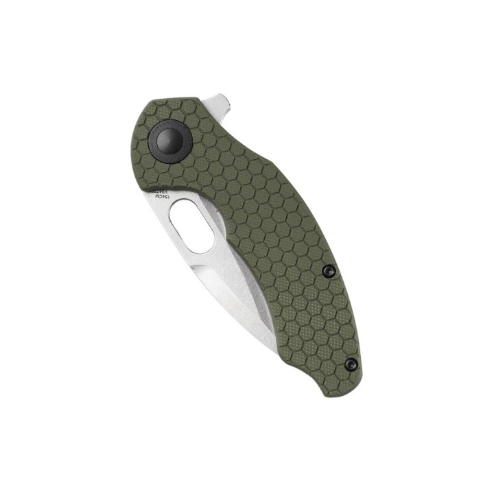 Couteau Kizer Mini Roach Green Lame Acier 154CM Manche G10 IKBS Linerlock Clip KIV3477C1 - Livraison Gratuite