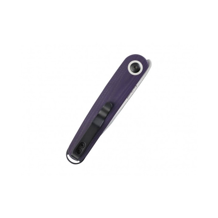 Couteau Kizer Azo Squidward Purple Lame Acier 154CM Manche G10 IKBS Linerlock Clip KIV3604C1 - Livraison Gratuite