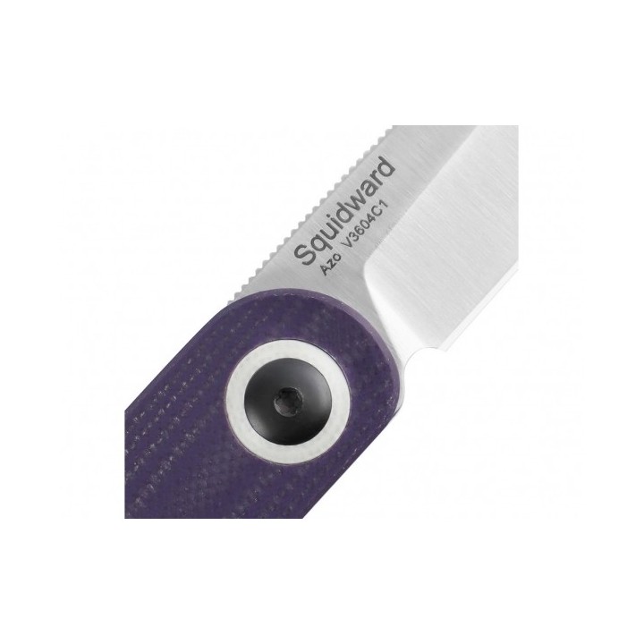 Couteau Kizer Azo Squidward Purple Lame Acier 154CM Manche G10 IKBS Linerlock Clip KIV3604C1 - Livraison Gratuite