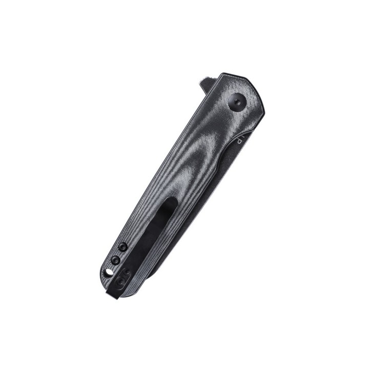 Couteau Kizer LP Black Manche Micarta Lame Acier 154CM IKBS Linerlock Clip KIV3610C1 - Livraison Gratuite